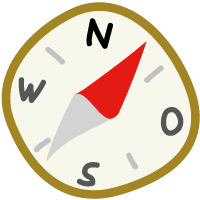 Icon Selbstdisziplin Kompass der Disziplin