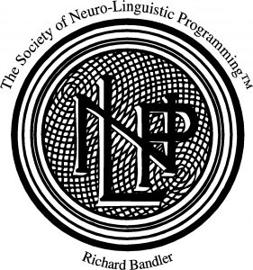 The Scoiety of NLP logo black and white