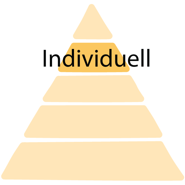 Maswlosche Bedürfnisspyramide Stufe 4: Individuell